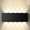 Arandela LED Meia Lua de Parede Facho Duplo Luz Bivolt | Ferrazato