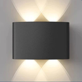 Arandela LED Meia Lua de Parede Facho Duplo Luz Bivolt | Ferrazato