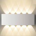 Arandela LED Meia Lua de Parede Facho Duplo Luz Bivolt | Ferrazato