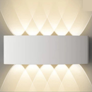 Arandela LED Meia Lua de Parede Facho Duplo Luz Bivolt | Ferrazato