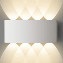 Arandela LED Meia Lua de Parede Facho Duplo Luz Bivolt | Ferrazato