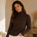 Blusa Cacharrel Feminina Gola Alta Tricô Inverno | Ferrazato