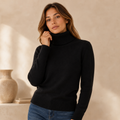 Blusa Cacharrel Feminina Gola Alta Tricô Inverno | Ferrazato
