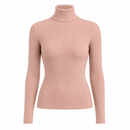 Blusa Cacharrel Tricô Feminina Gola Alta Manga Longa | Ferrazato