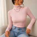 Blusa Feminina Gola Alta Tricô Premium para Inverno | Ferrazato