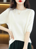 Blusa Feminina Meia Manga de Lã | Ferrazato