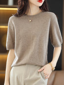 Blusa Feminina Meia Manga de Lã | Ferrazato