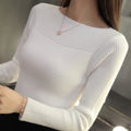 Blusa Feminina de Manga Longa Canelada | Ferrazato