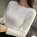 Blusa Feminina de Manga Longa Canelada | Ferrazato