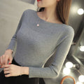 Blusa Feminina de Manga Longa Canelada | Ferrazato