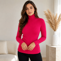 Blusa de Frio Cacharrel Feminina Gola Alta Tricô | Ferrazato