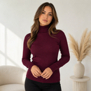 Blusa de Frio Cacharrel Feminina Gola Alta Tricô | Ferrazato