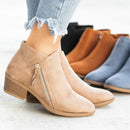 Bota De Inverno em Couro Aveludada | Ferrazato3