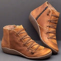 Bota de Inverno Feminina De Couro Ferrazi