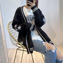 Cardigan Feminino de Inverno de Malha Bordado | Ferrazato