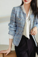 Casaco Feminino Clássico de Tweed | Ferrazato