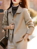 Casaco Feminino Curto de Lã Vintage | Ferrazato