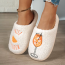 Chinelo Feminino de Pelúcia Estampado Antiderrapante | Ferrazato