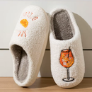 Chinelo Feminino de Pelúcia Estampado Antiderrapante | Ferrazato