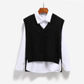 Colete Feminino Tricotado Gola V  | Ferrazato