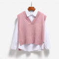 Colete Feminino Tricotado Gola V  | Ferrazato