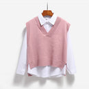 Colete Feminino Tricotado Gola V  | Ferrazato