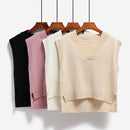 Colete Feminino Tricotado Gola V  | Ferrazato