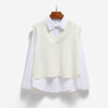 Colete Feminino Tricotado Gola V  | Ferrazato