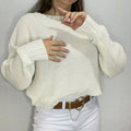 Cropped Feminino Fang com Manga Longa para Inverno | Ferrazato
