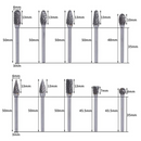 Brocas rotativas conjunto com 10 peças | Ferrazato