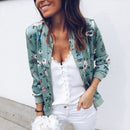 Jaqueta Feminina Bomber Slim Floral | Ferrazato