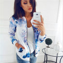 Jaqueta Feminina Bomber Slim Floral | Ferrazato