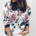 Jaqueta Feminina Bomber Slim Floral | Ferrazato