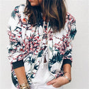 Jaqueta Feminina Bomber Slim Floral | Ferrazato