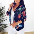 Jaqueta Feminina Bomber Slim Floral | Ferrazato