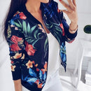 Jaqueta Feminina Bomber Slim Floral | Ferrazato