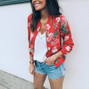 Jaqueta Feminina Bomber Slim Floral | Ferrazato