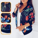 Jaqueta Feminina Bomber Slim Floral | Ferrazato