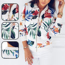 Jaqueta Feminina Bomber Slim Floral | Ferrazato