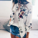 Jaqueta Feminina Bomber Slim Floral | Ferrazato