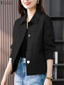 Jaqueta Feminina Vintage Casual | Ferrazato