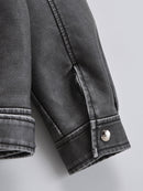 Jaqueta Feminina de Couro Vintage com Cinto | Ferrazato