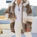 Jaqueta Feminina de Inverno Peluciada com Capuz | Ferrazato