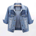 Jaqueta Jeans Feminina Curta Casual | Ferrazato