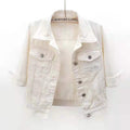 Jaqueta Jeans Feminina Curta Casual | Ferrazato