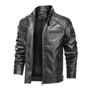 Jaqueta Masculina de Couro Slim | Ferrazato