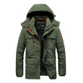 Jaqueta Masculina de Inverno com Capuz Forrada com Lã | Ferrazato
