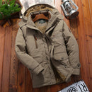 Jaqueta Masculina de Inverno com Capuz Forrada com Lã | Ferrazato