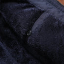 Jaqueta Masculina de Inverno com Capuz Forrada com Lã | Ferrazato