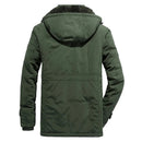 Jaqueta Masculina de Inverno com Capuz Forrada com Lã | Ferrazato